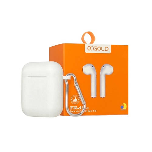 Fone de ouvido Bluetooth Gold
