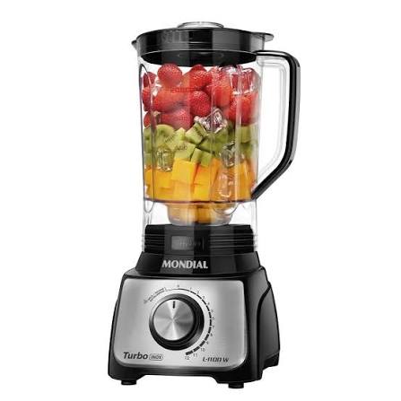 Liquidificador turbo 1100w 12 vel