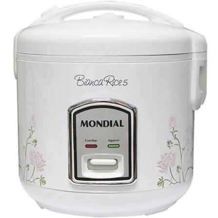 Panela de arroz Mondial branca