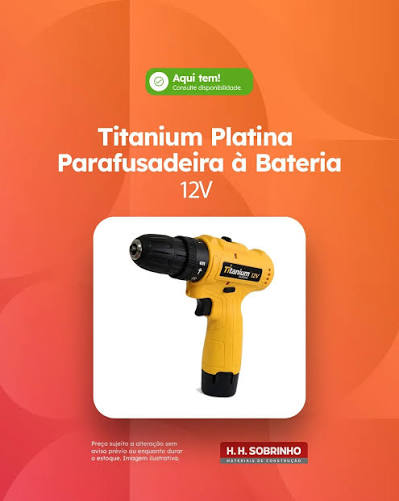 Parafusadeira titanium